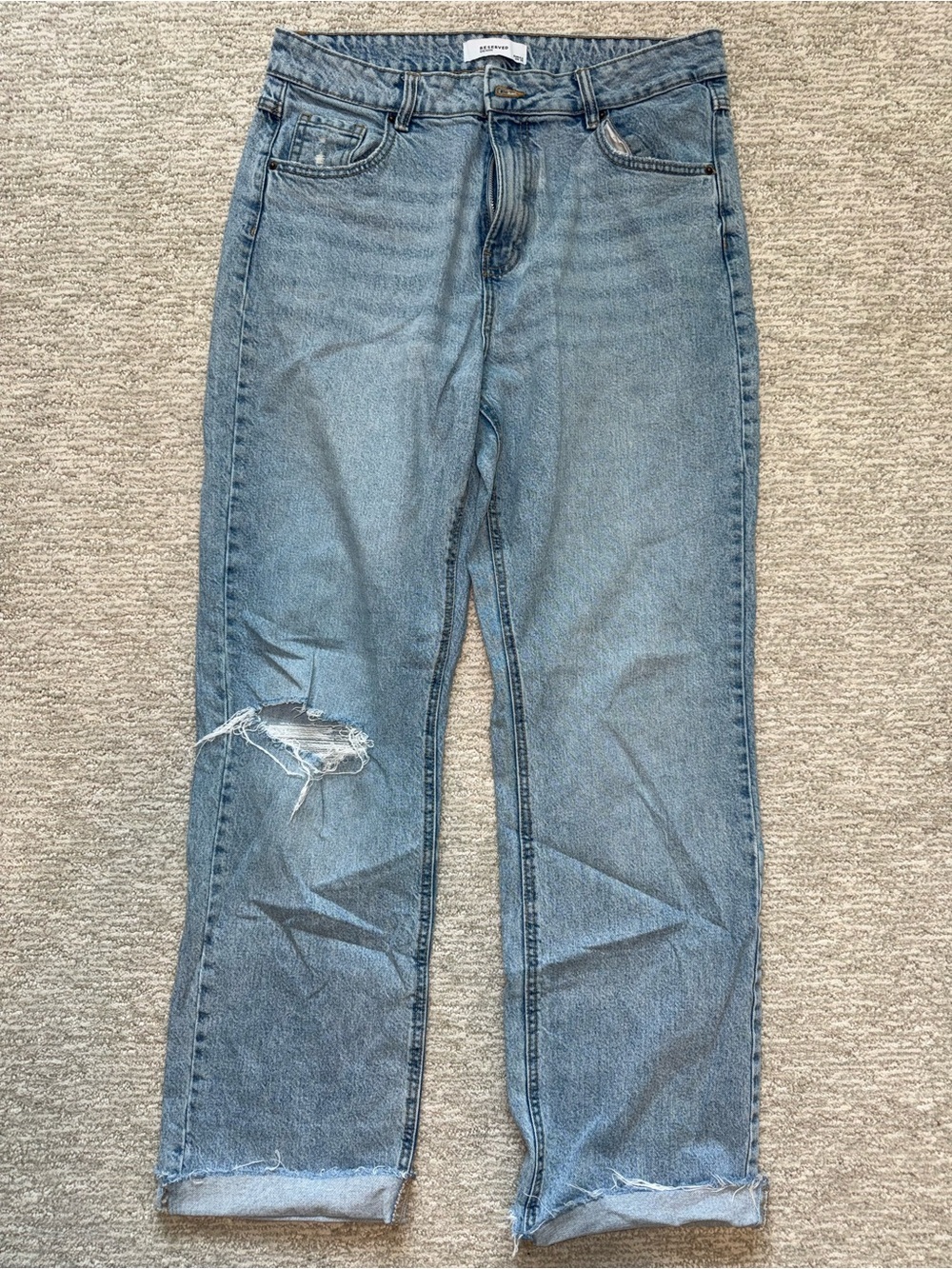 Reserved Denim straight leg jeans